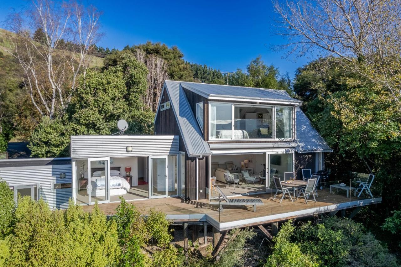 Onuku Oasis - Akaroa Holiday Home Exterior foto